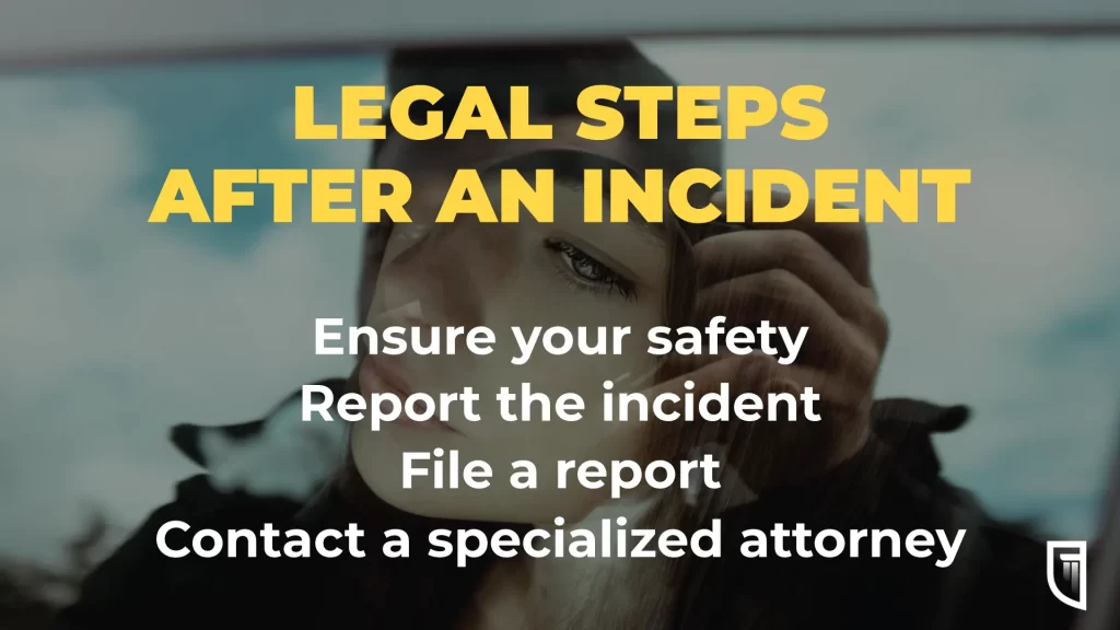 legal steps after an incident with uber