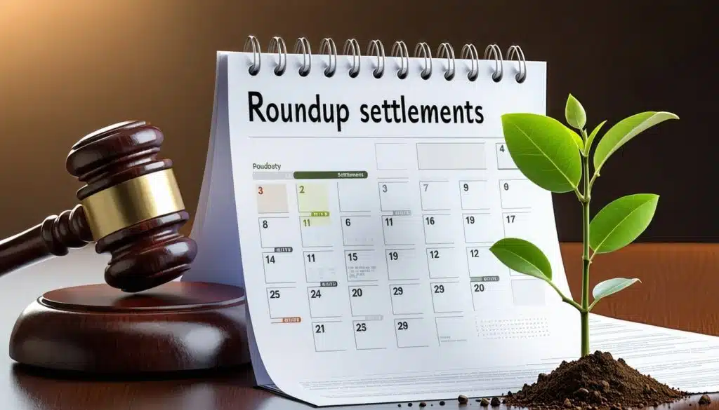 when will roundup settlements be paid