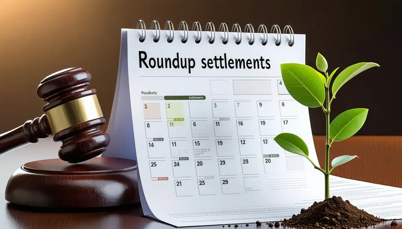 when will roundup settlements be paid