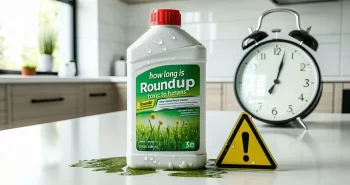 how long is roundup toxic to humans