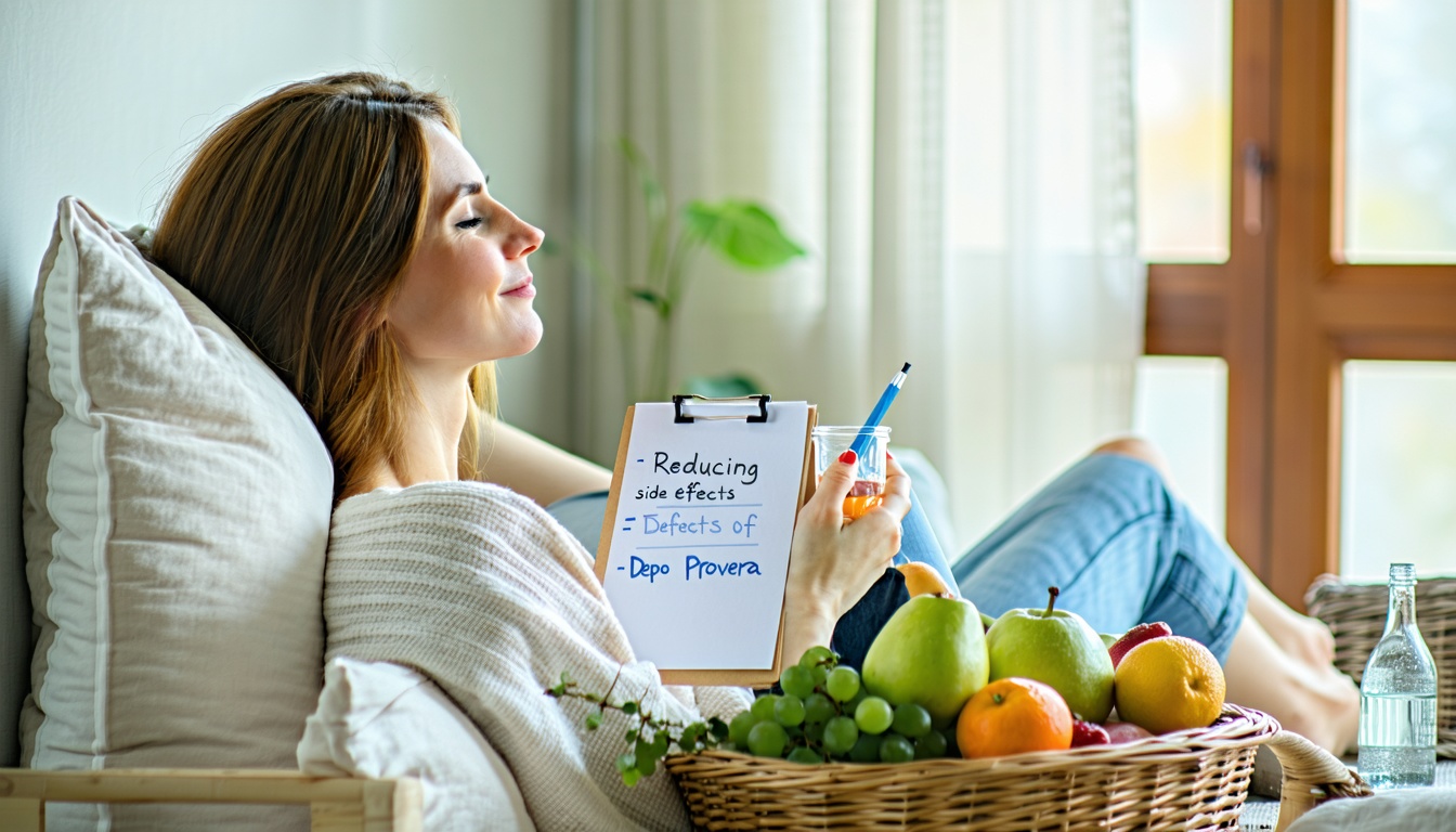 how to reduce side effects of depo-provera