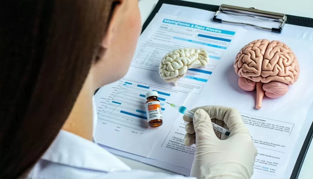 meningioma depo provera