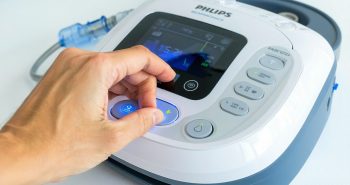 how to reset a philips respironics cpap machine