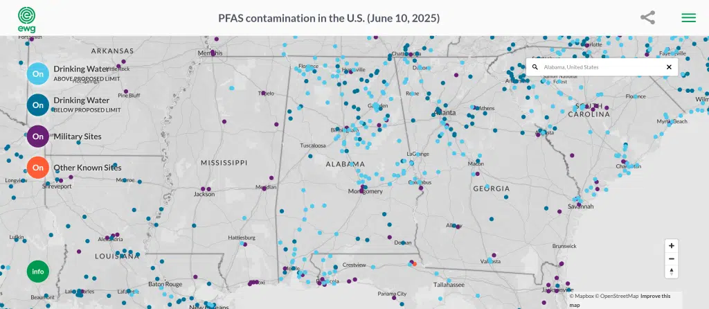 pfas in alabama