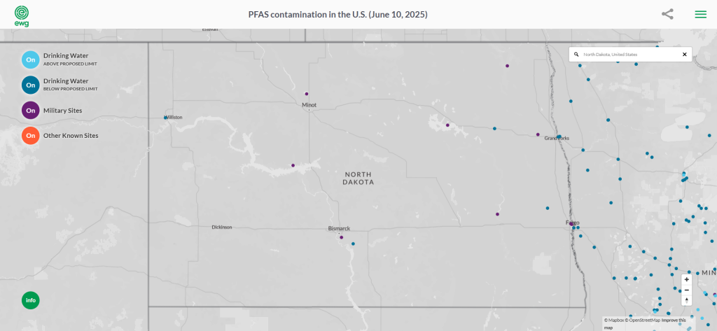 PFAS in North Dakota