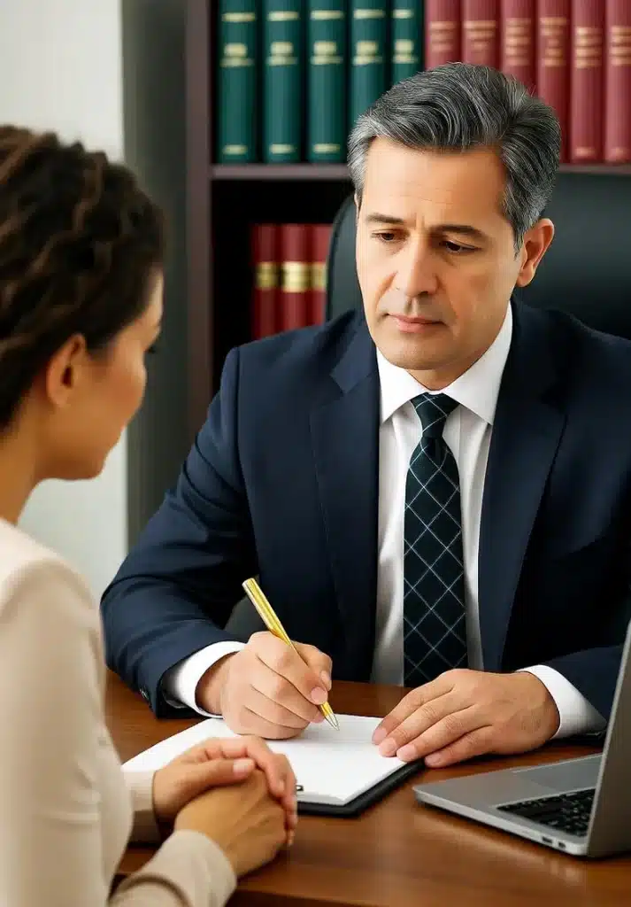 Image of a California public school sexual abuse lawyer supporting a survivor in a childhood sexual abuse case, addressing sexual acts of a sexual nature by other school employees and helping recover medical expenses.