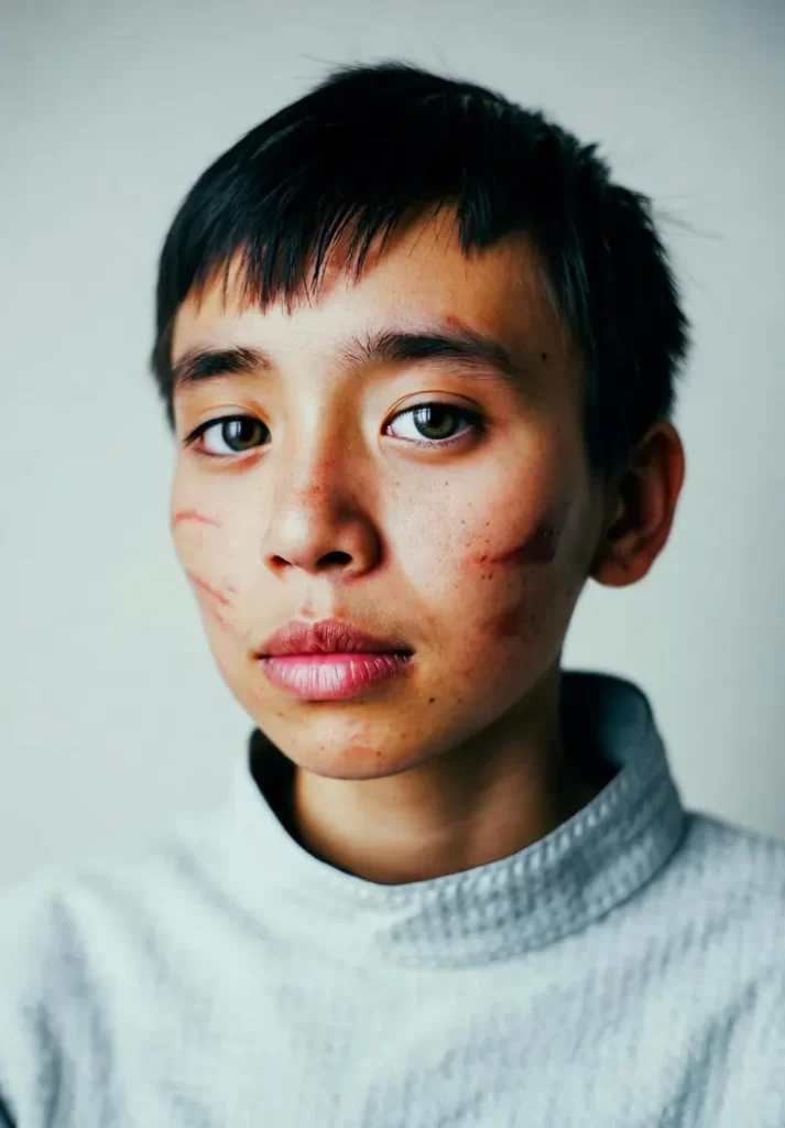 A child who was sexually assaulted receives support under legal definitions protecting minors, highlighting efforts to keep children safe from offenders who are often years older.