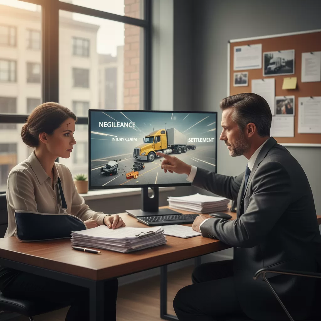 when to consult a lawyer for a truck accident