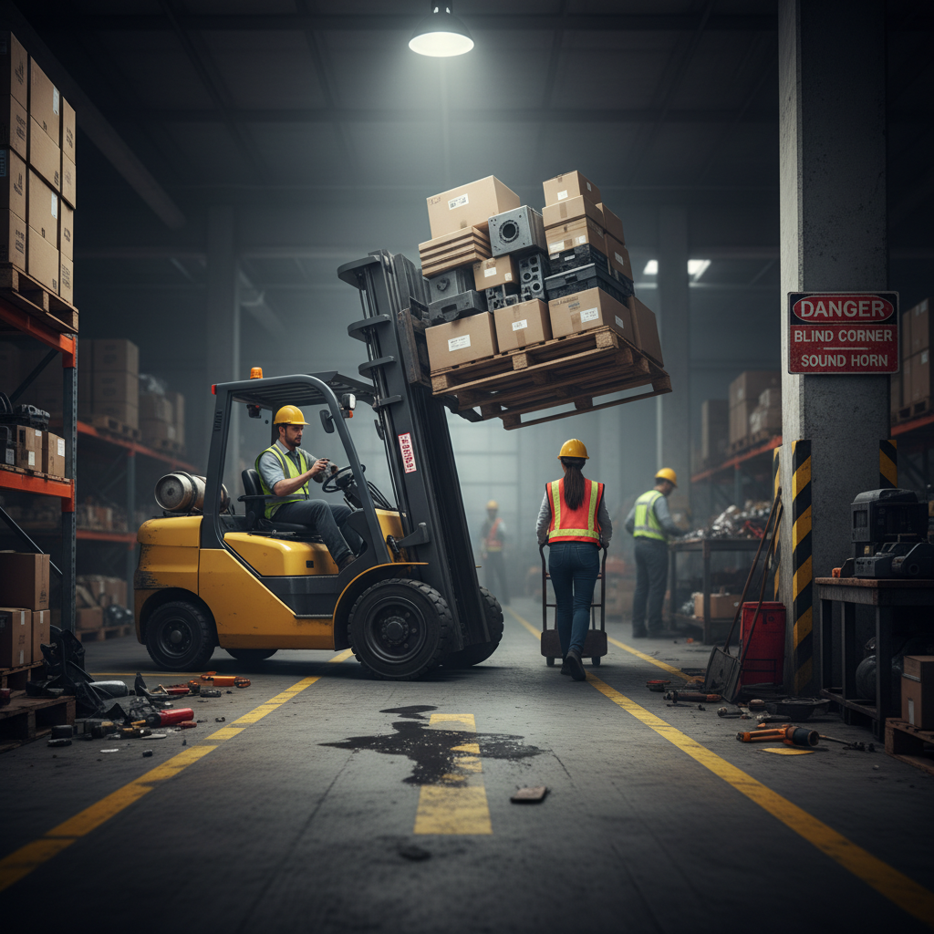 what is the most common type of lift truck accident