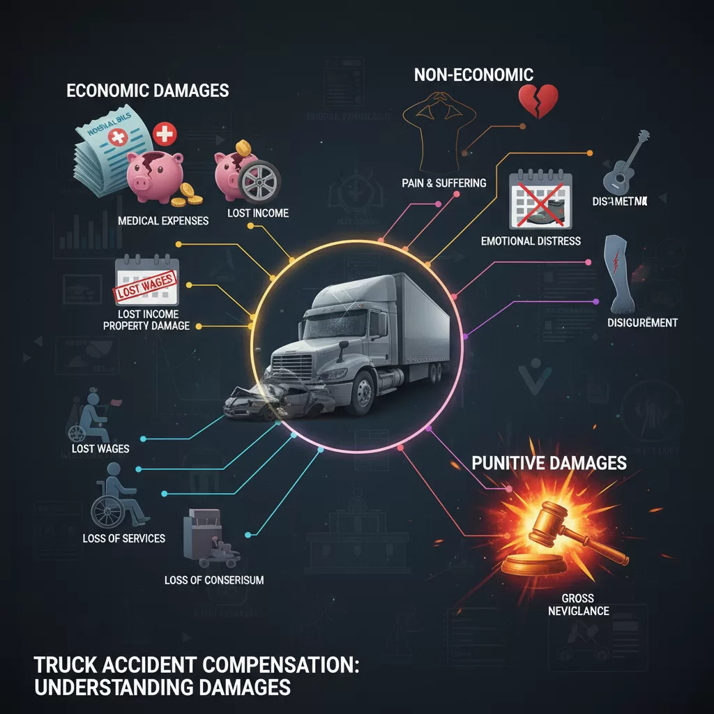 what are damages in truck accident cases
