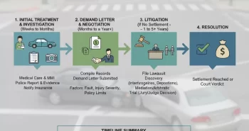 how long does a rear-end collision settlement take