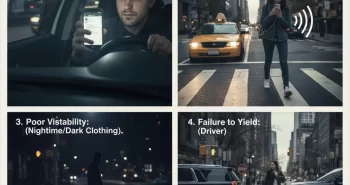 what are the main causes of pedestrian accidents