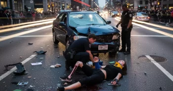 pedestrian accident broken bones