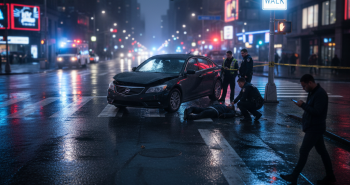 pedestrian accident at intersection