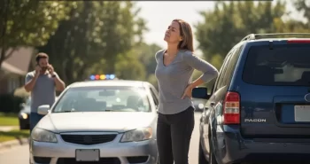 back pain after being rear ended