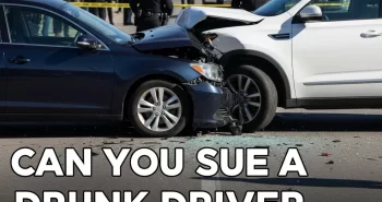 can you sue a drunk driver for hitting you