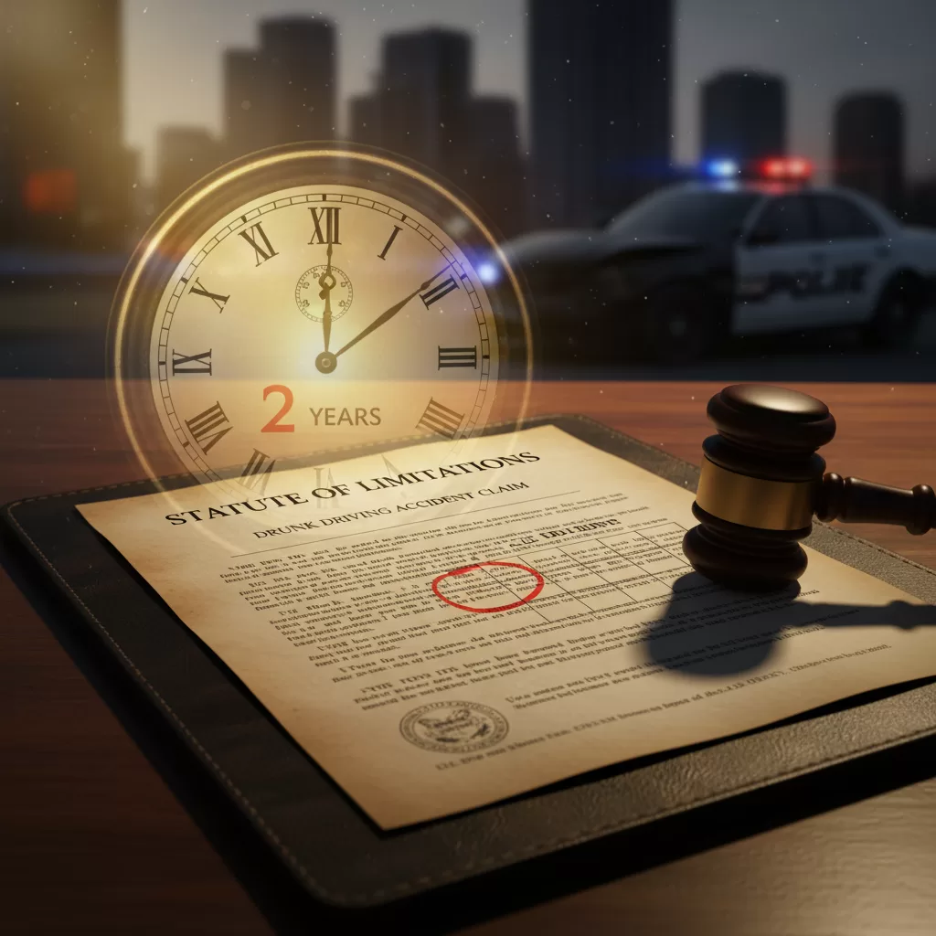 statute of limitations drunk driving accident