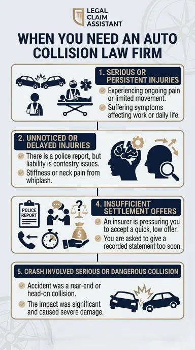 Auto Collision Law Firm vs Individual Attorney