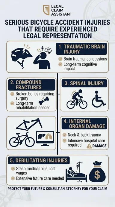 Common Bicycle Accident Injuries and Their Long Term Impact