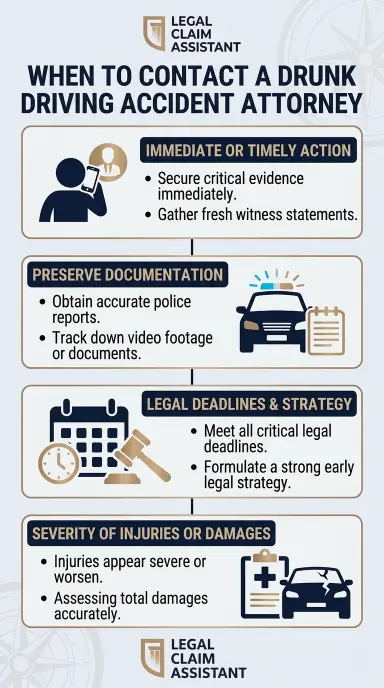 How a Drunk Driving Accident Attorney Can Help After a Crash