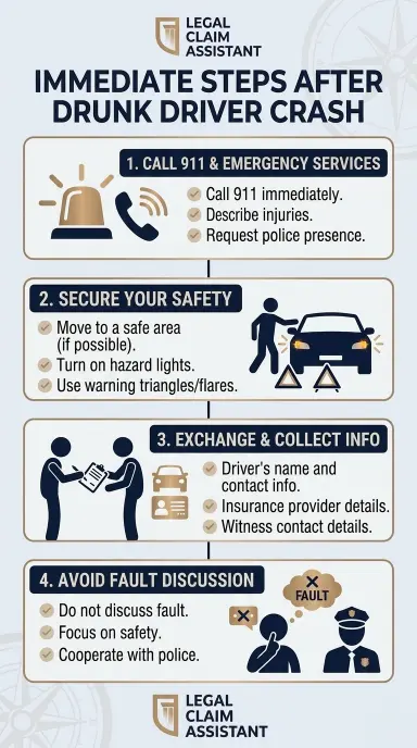 I Got Hit by a Drunk Driver What Should I Do Next?