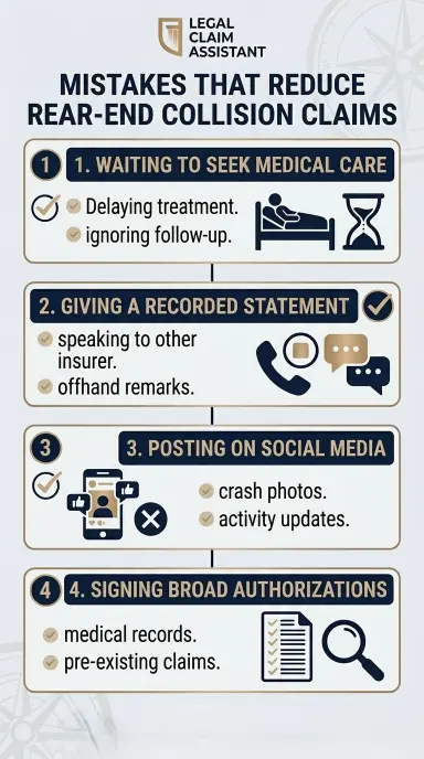 Rear End Collision Claims and Typical Settlement Amounts