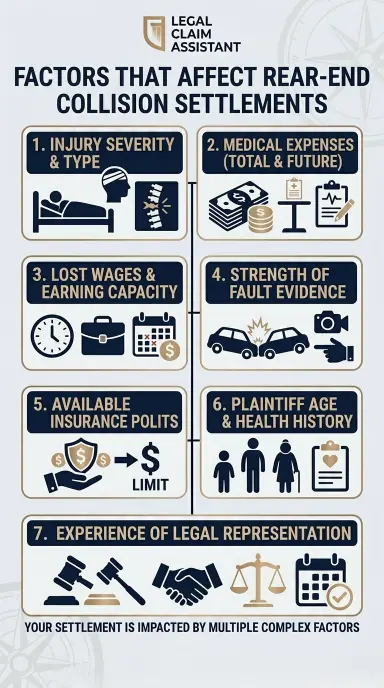 Rear End Collision Claims and Typical Settlement Amounts