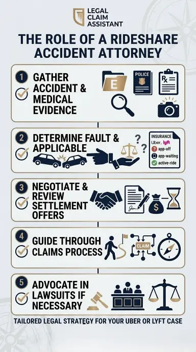 How a Rideshare Accident Attorney Can Help After an Uber or Lyft Crash