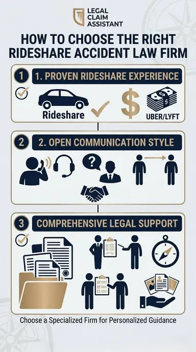 How to Choose the Right Rideshare Accident Law Firm