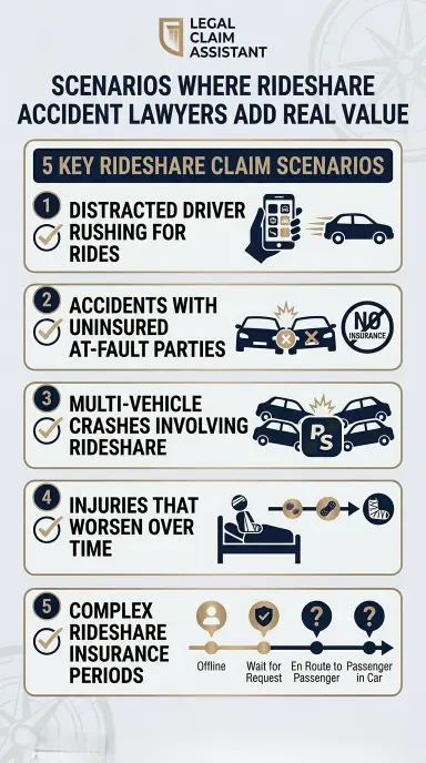 When Do You Need a Rideshare Accident Lawyer?