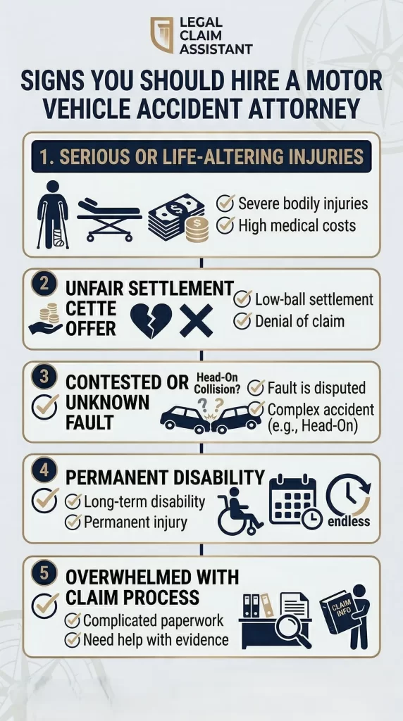When Do You Need A Motor Vehicle Accident Attorney