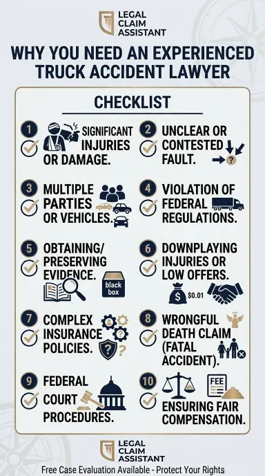 When Do You Need A Truck Accident Lawyer?