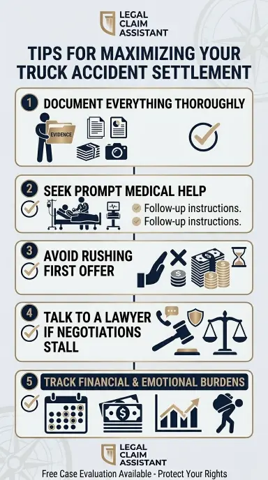 How Does A Truck Accident Settlement Work?