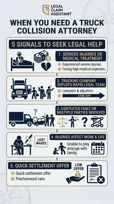 Truck Collision Attorney for Serious Accident Claims