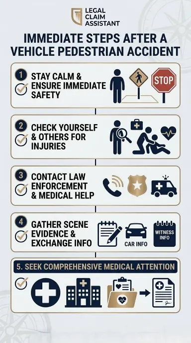 What to Do After a Vehicle Pedestrian Accident When You Are Not at Fault