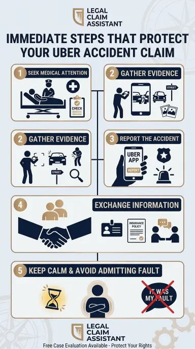 What to Do If Your Uber Crashes Step by Step