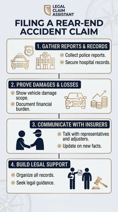 What to Do When You Get Rear Ended Step by Step